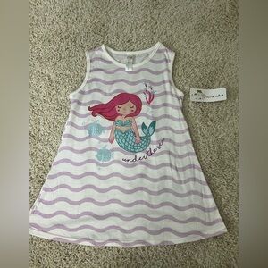 Girls 10 Sunshine Swing Sleeveless Mermaid Top NWT